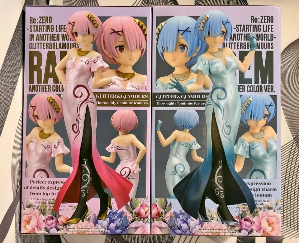 Rem/Ram Glitter & Glamours Figures