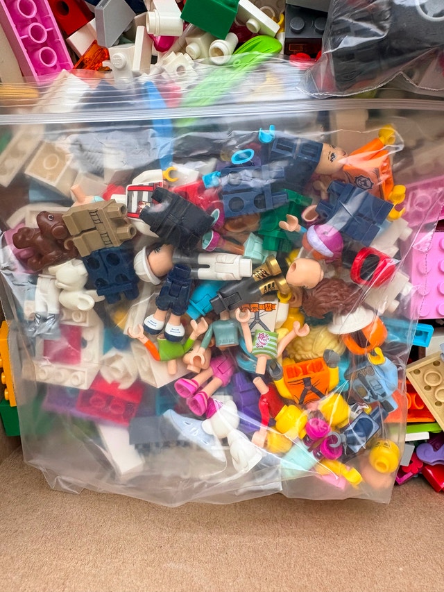 Lego and Lego Friends mixed box: includes accessories and people - photo 2