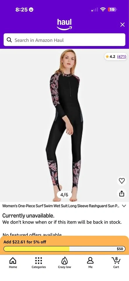 Women's One-Piece Surf Swim Wet Suit Long Sleeve Rashguard
