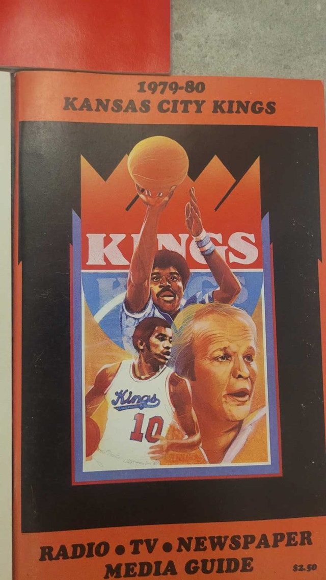 Kansas City Kings NBA vintage media guides - photo 4