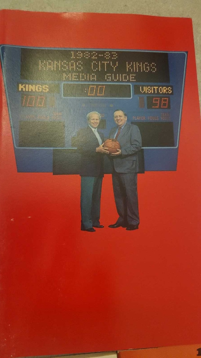 Kansas City Kings NBA vintage media guides - photo 5