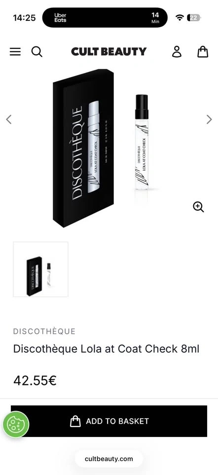 Discothèque Lola at Coat Check perfume 8ml - photo 2