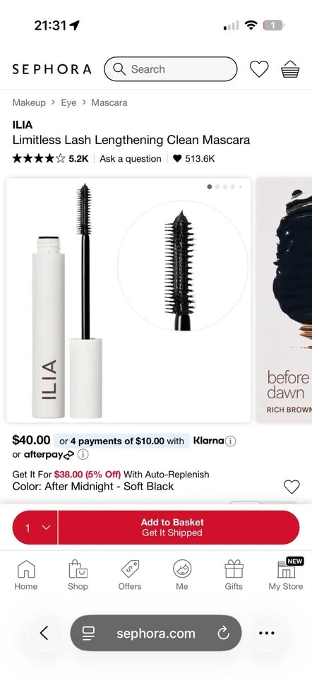 ILIA Limitless Lash Lengthening Clean Mascara - photo 2