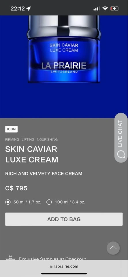 La Prairie SKIN CAVIAR LUXE CREAM RICH AND VELVETY FACE CREAM - photo 2