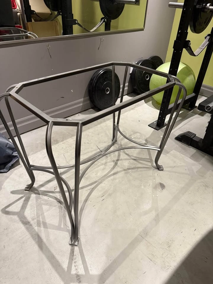 Glass dining table and chairs - photo 2