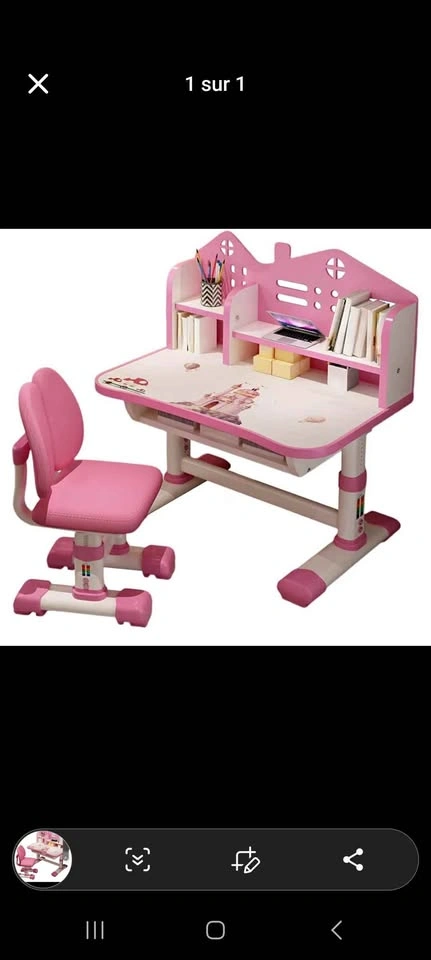 Adjustable Kids Study Desk & Chair Set In Original Box - photo 3