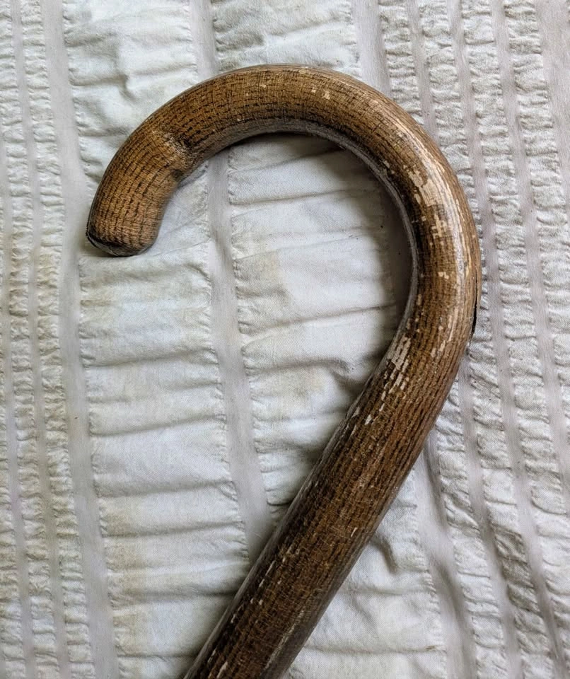 Vintage Wooden Walking Cane - photo 2