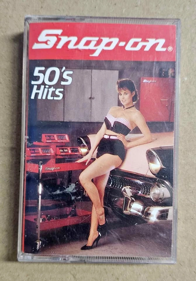 Vintage 1987 Snap-on Tools 50's Hits Red Cassette Tape