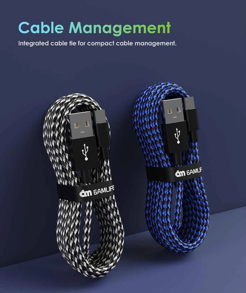 PS4 Controller Charging Cable – 10 FT (3M) – Brand New - photo 3