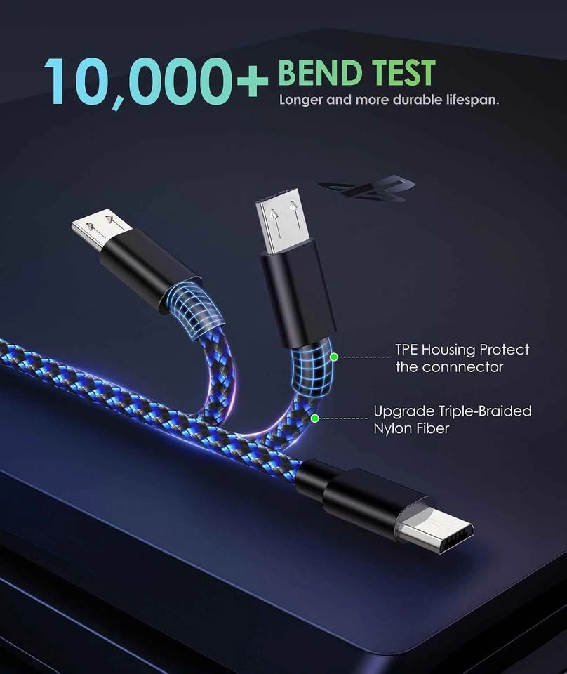 PS4 Controller Charging Cable – 10 FT (3M) – Brand New - photo 4