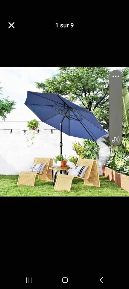 10' x 8' Outdoor Patio Umbrella