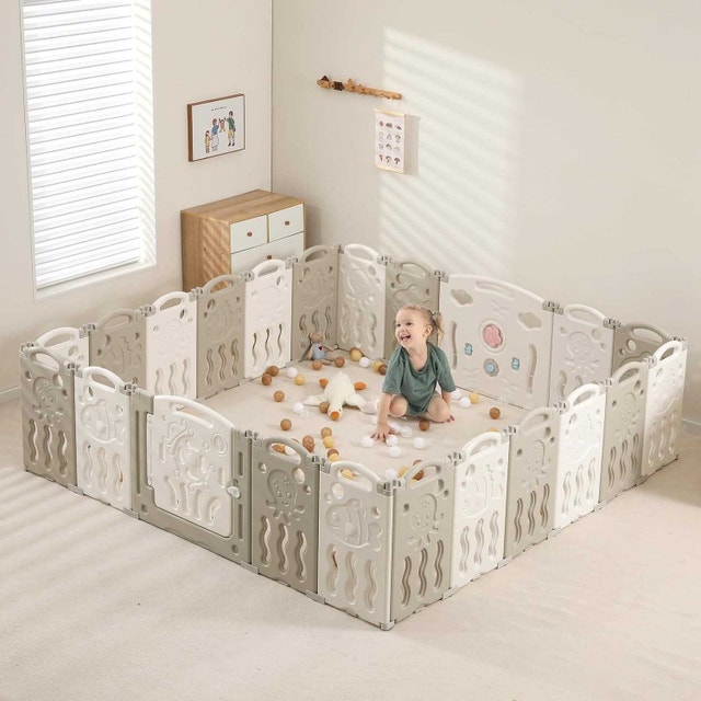 14-Piece Foldable Playpen for Toddlers - photo 3