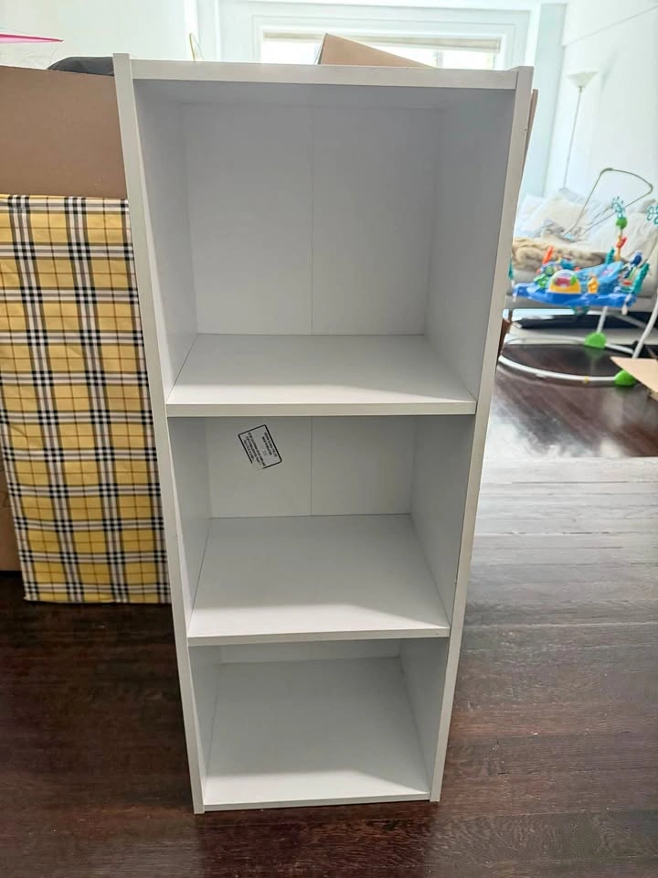 White 3 shelf organizer