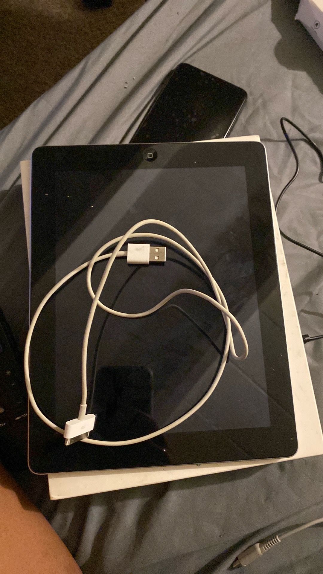 Apple iPad and smart watch