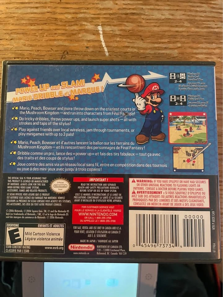 Mario Hoops Nintendo DS Game - photo 2