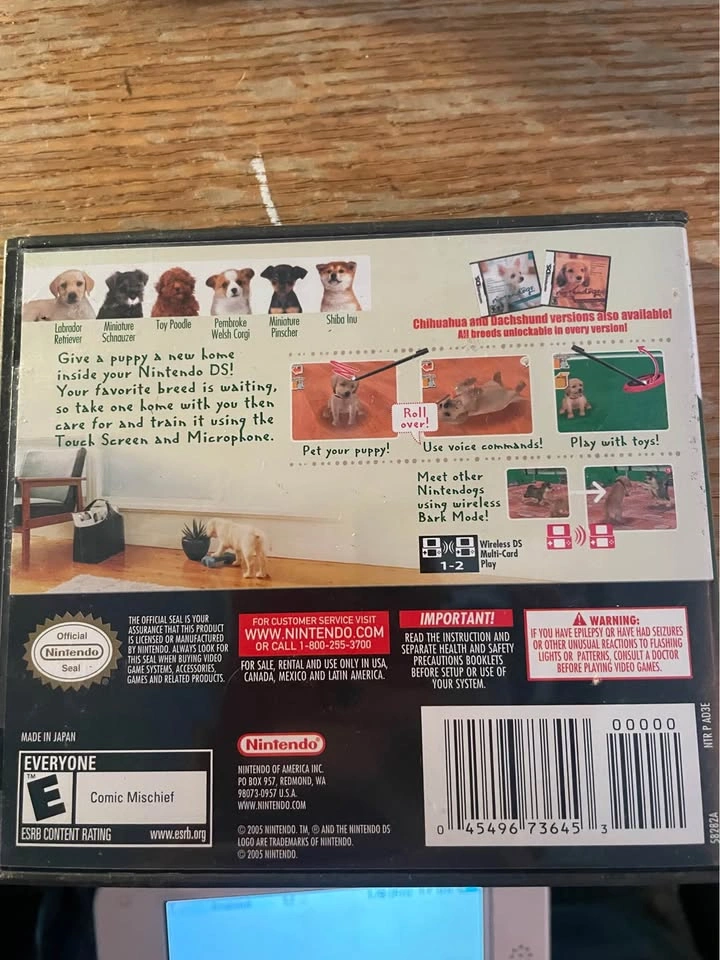 Ninten-Dogs Lab & Friends DS Game - photo 2