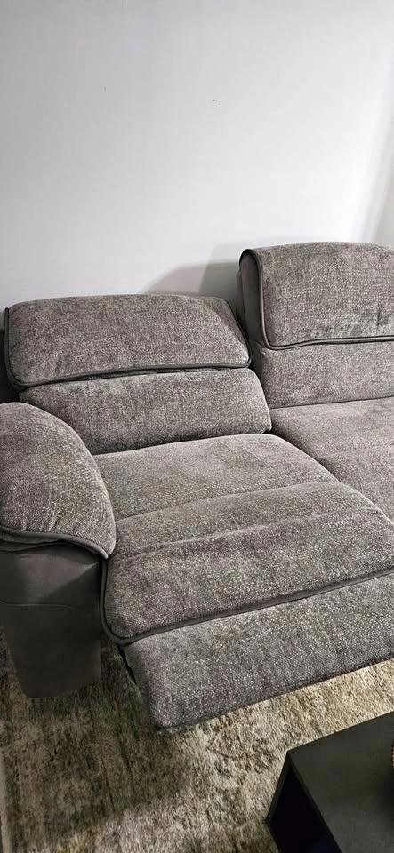 Vandelay Power Reclining Sofa – Grey – Excellent Condition