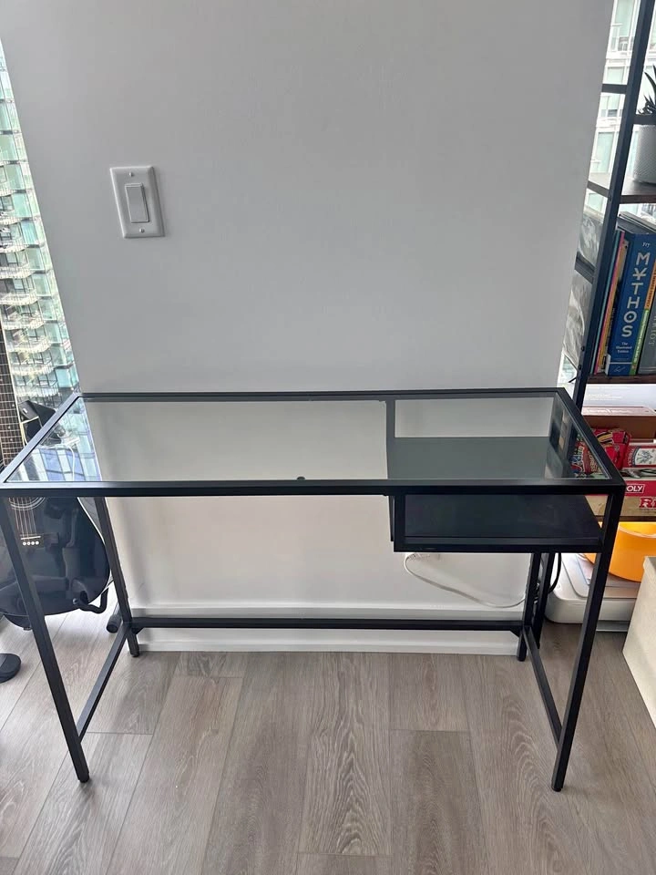 Glass desk