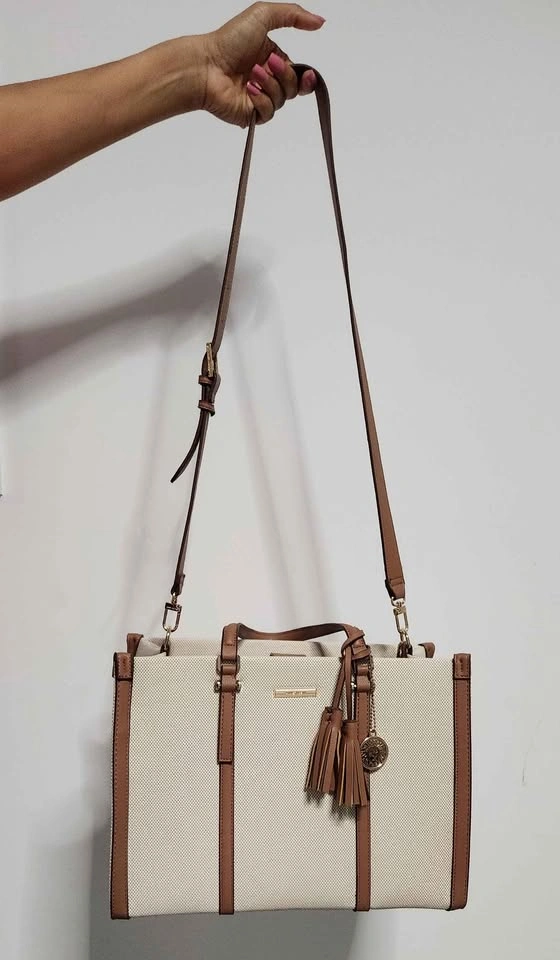 Brand new: Anne Klein Canvas Tote Bag with Crossbody Strap - photo 2