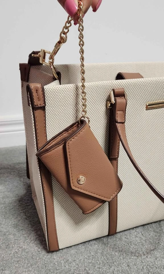 Brand new: Anne Klein Canvas Tote Bag with Crossbody Strap - photo 3
