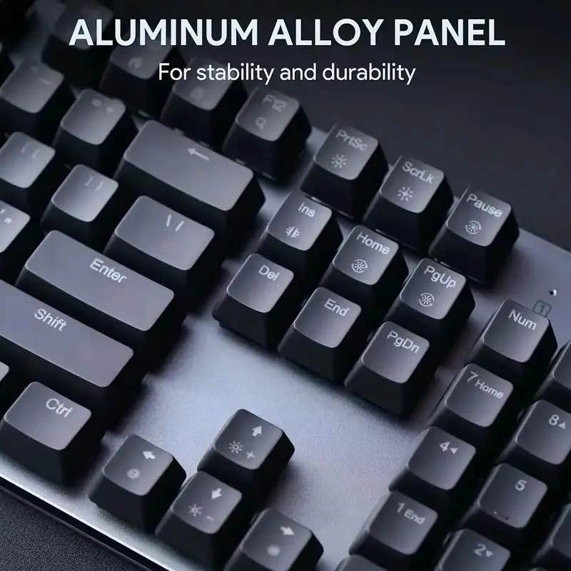 Aukey Black RGB Gaming Keyboard 104-Key Rollover BRAND NEW - photo 3