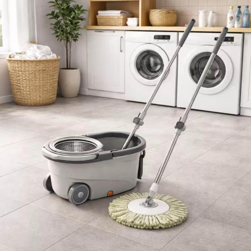 NEW - Spin Mop and Bucket System with Wheels - photo 3