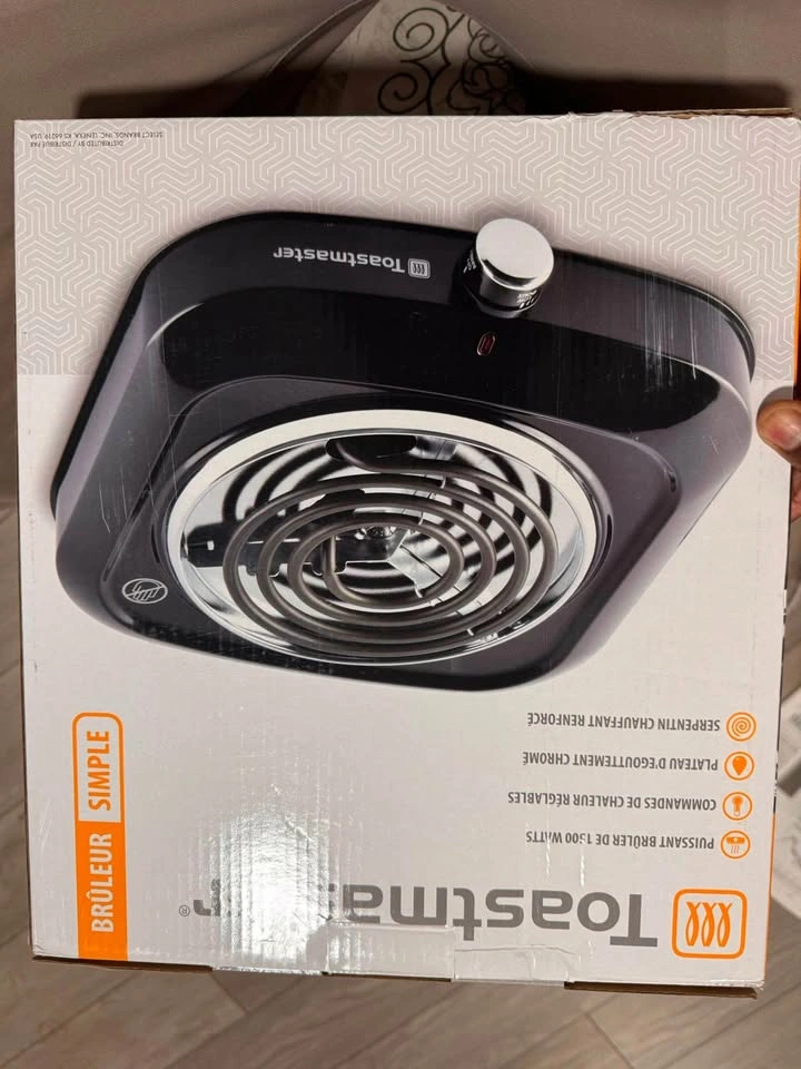 Brand New Toastmaster 1500W Single Electric Burner – Sealed Box - photo 2