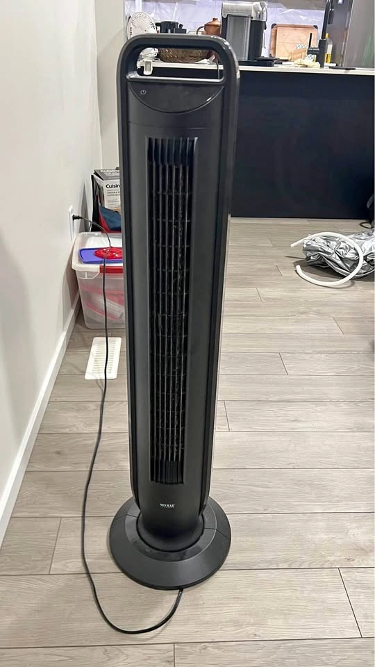 NOMA Oscillating Tower Fan- Black