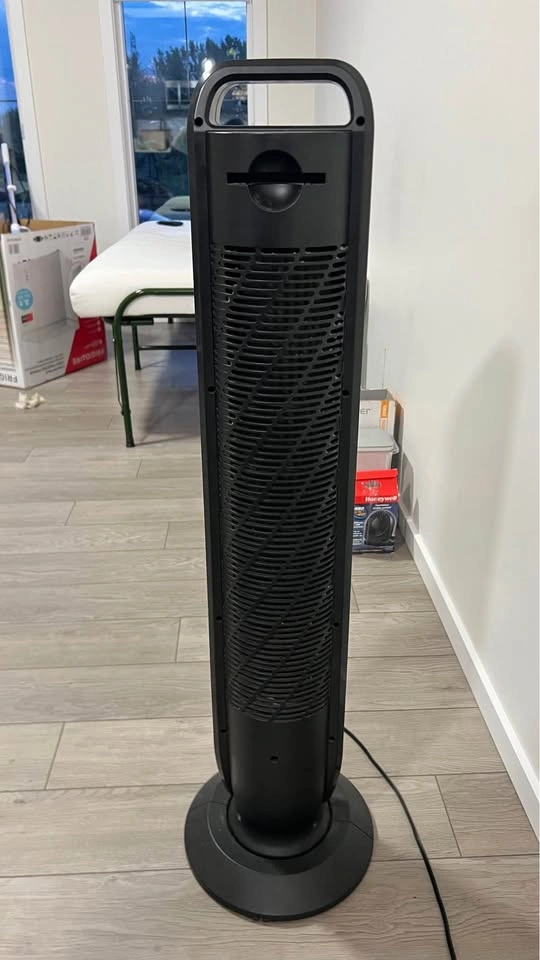 NOMA Oscillating Tower Fan- Black - photo 2