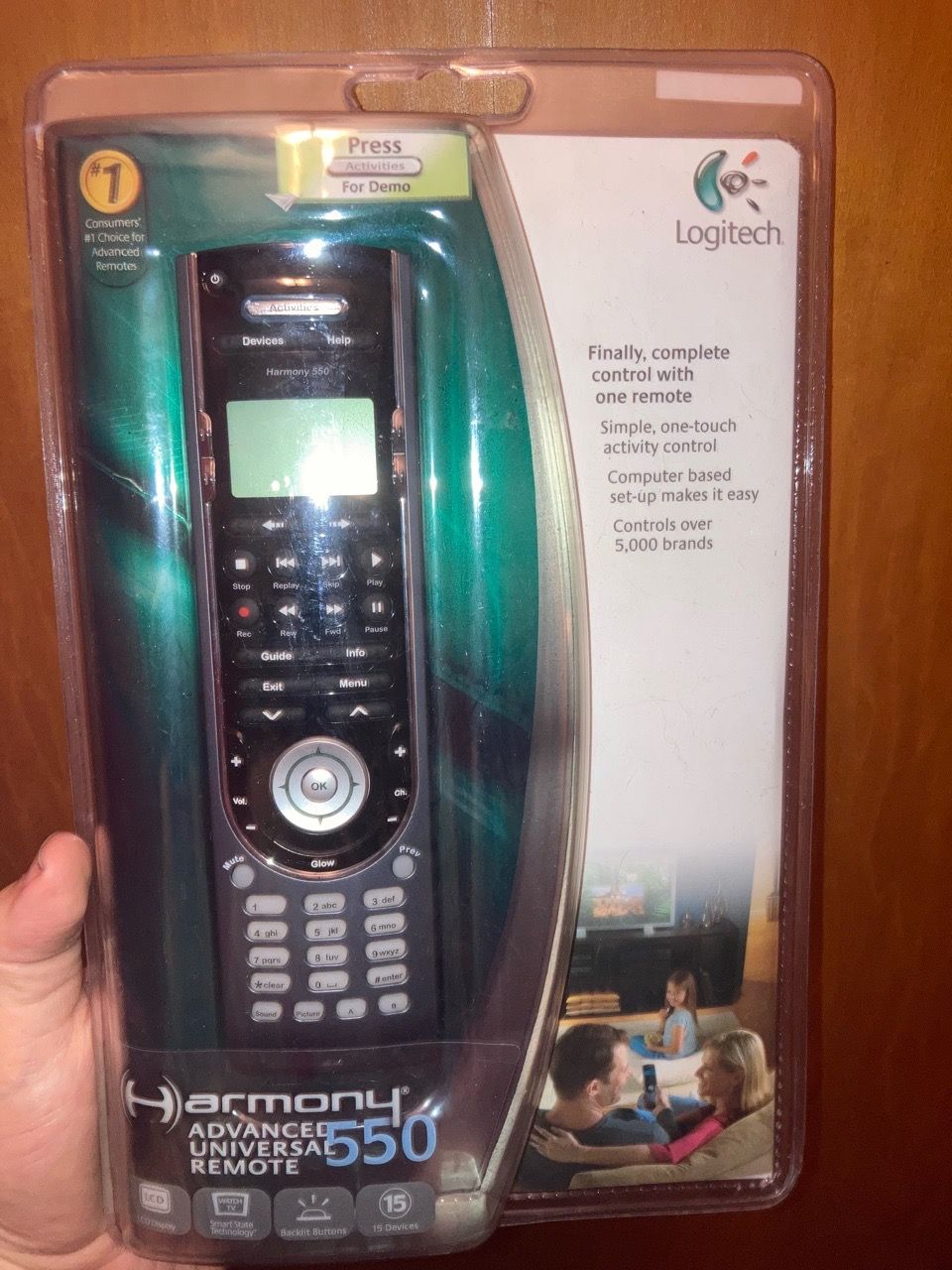 Logitech Harmony 550 Universal Remote - New/Sealed!