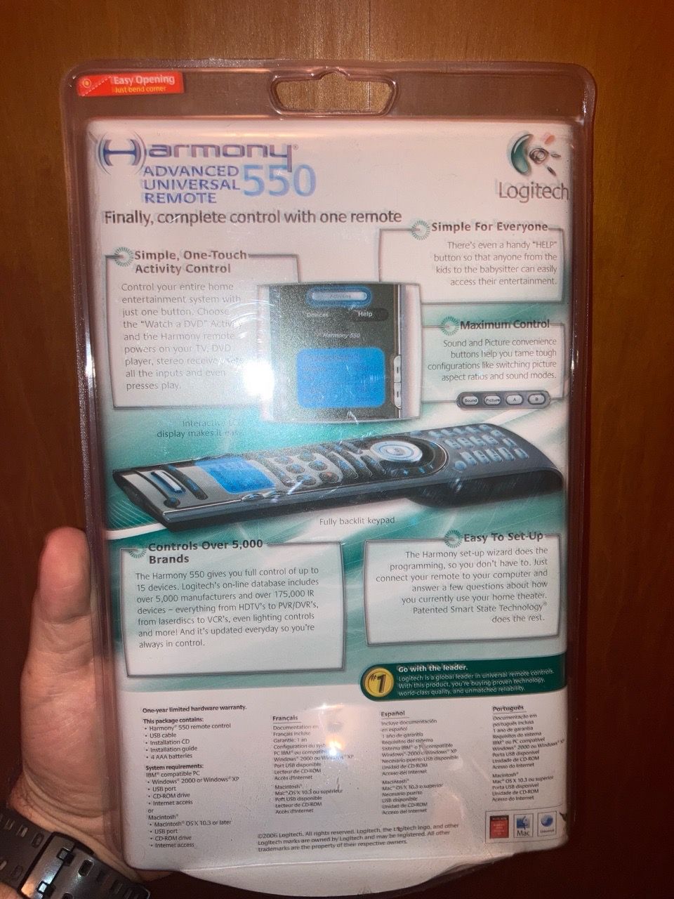Logitech Harmony 550 Universal Remote - New/Sealed! - photo 2