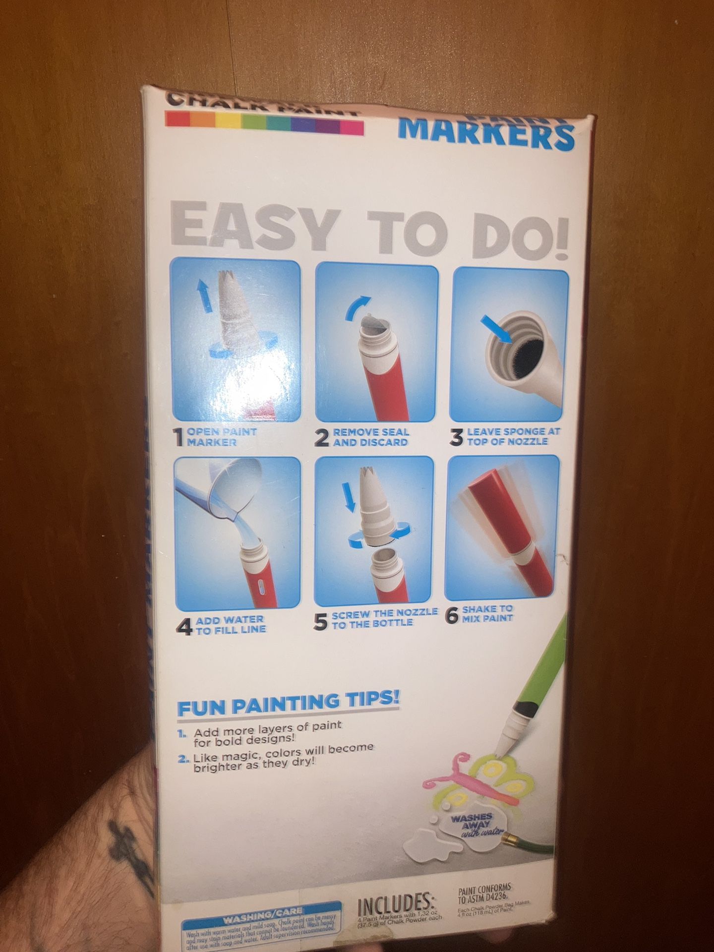Rose Art Washable Neon Sidewalk Chalk Paint Markers - photo 2