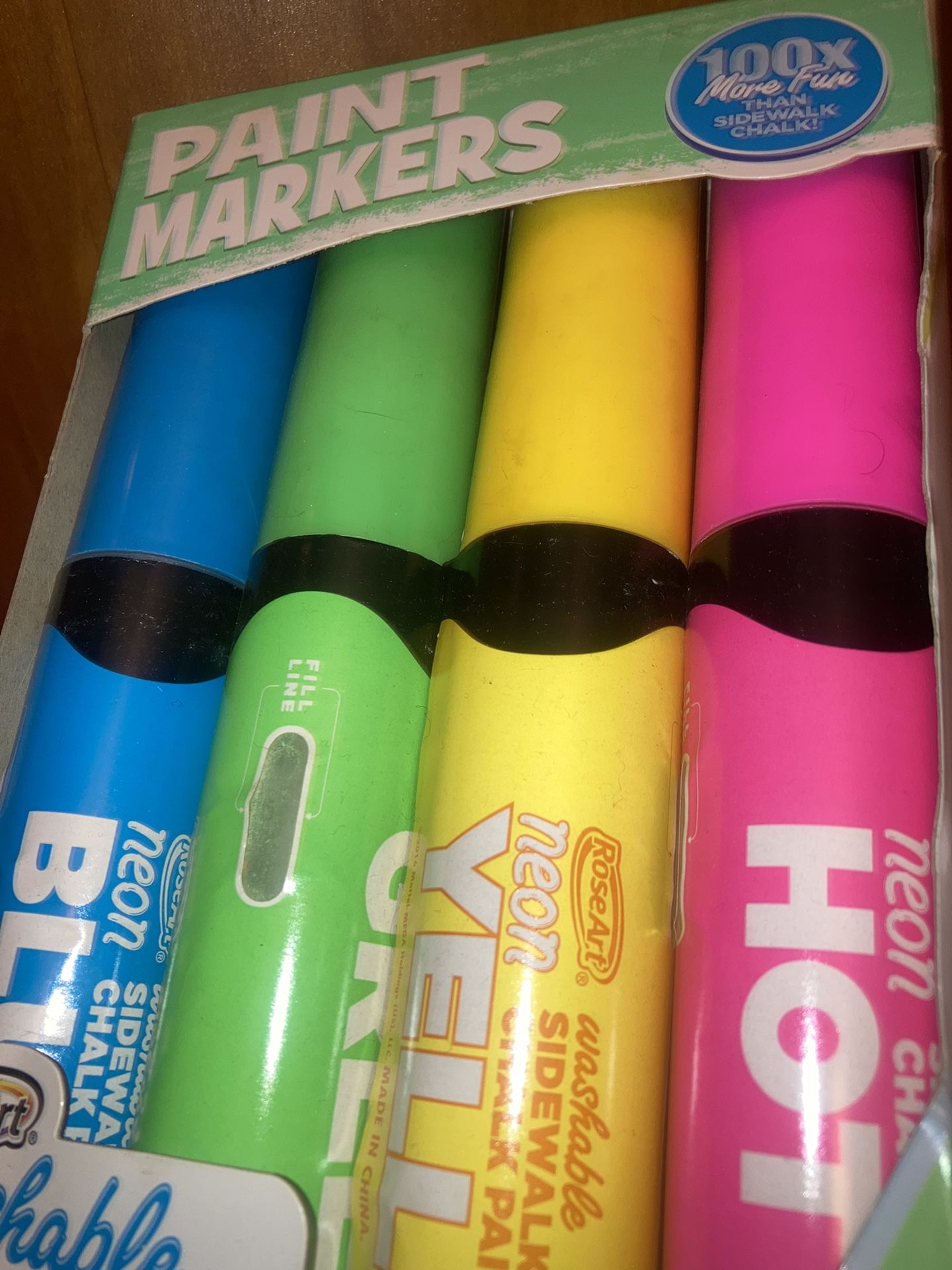 Rose Art Washable Neon Sidewalk Chalk Paint Markers - photo 3