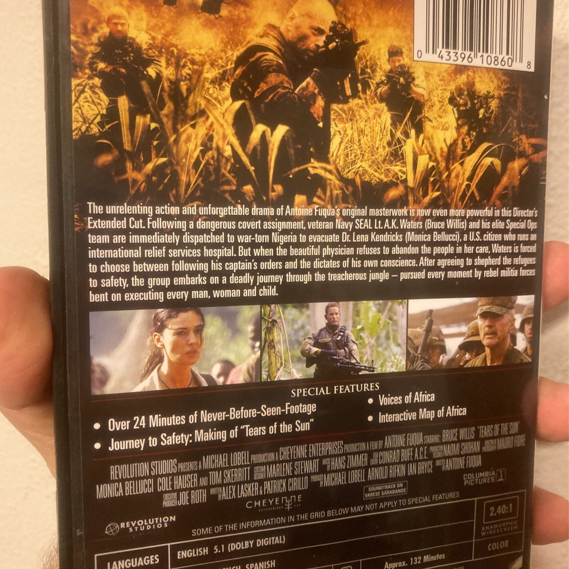 Tears Of The Sun DVD - Bruce Willis - photo 2