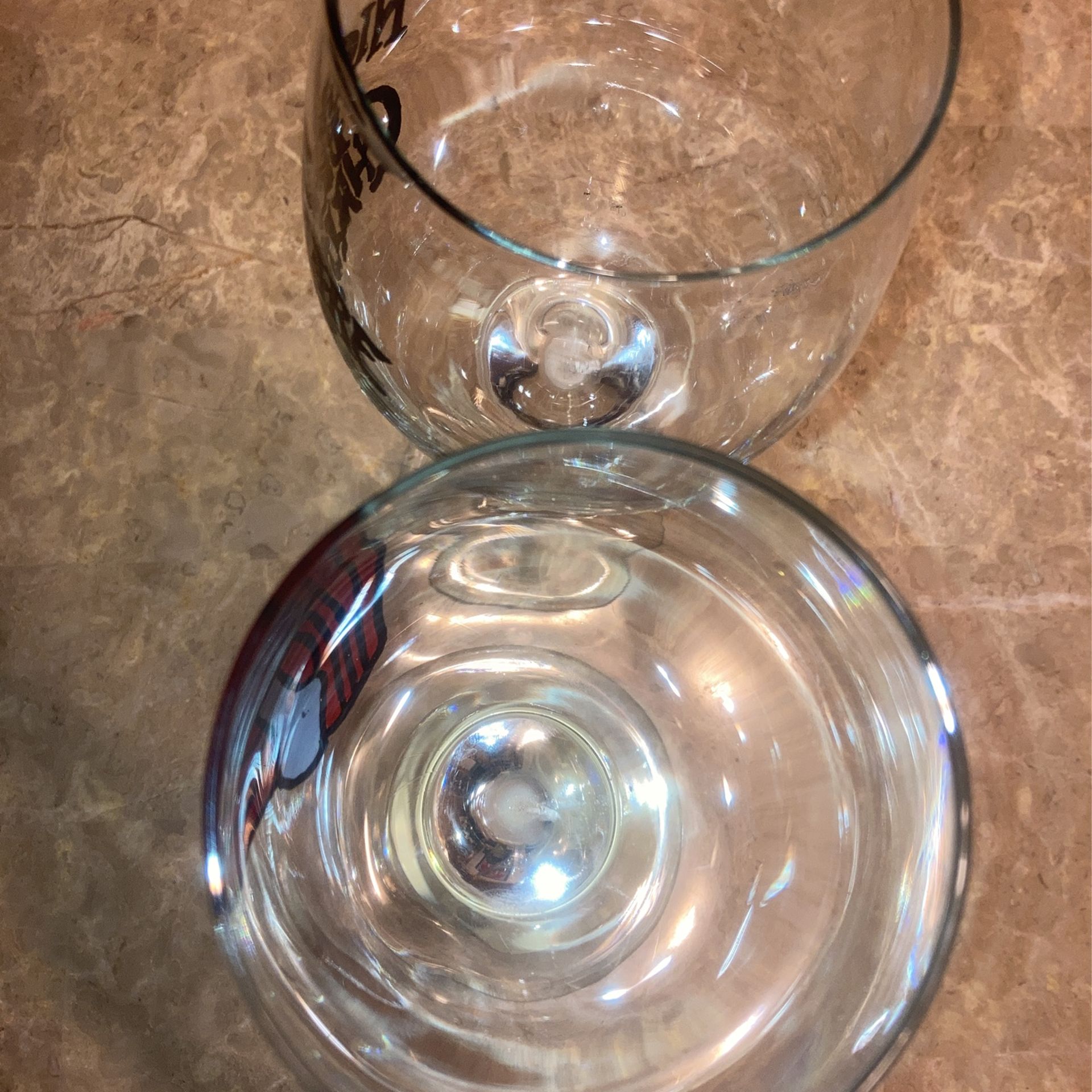 Handpainted Nightmare Before Christmas 20oz. Wine Glasses - photo 3