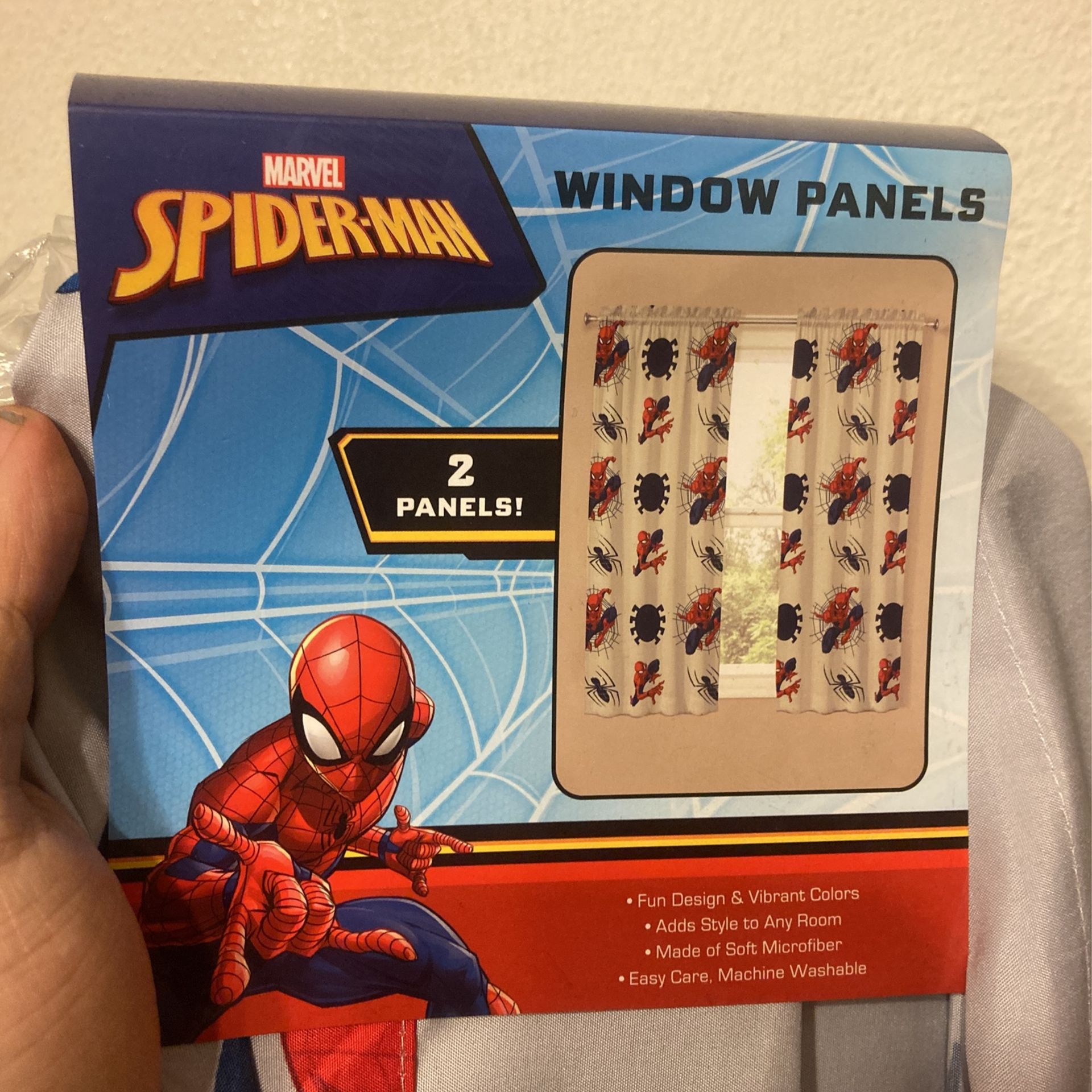 Spider Man Window Panels (Covers, Blinds)