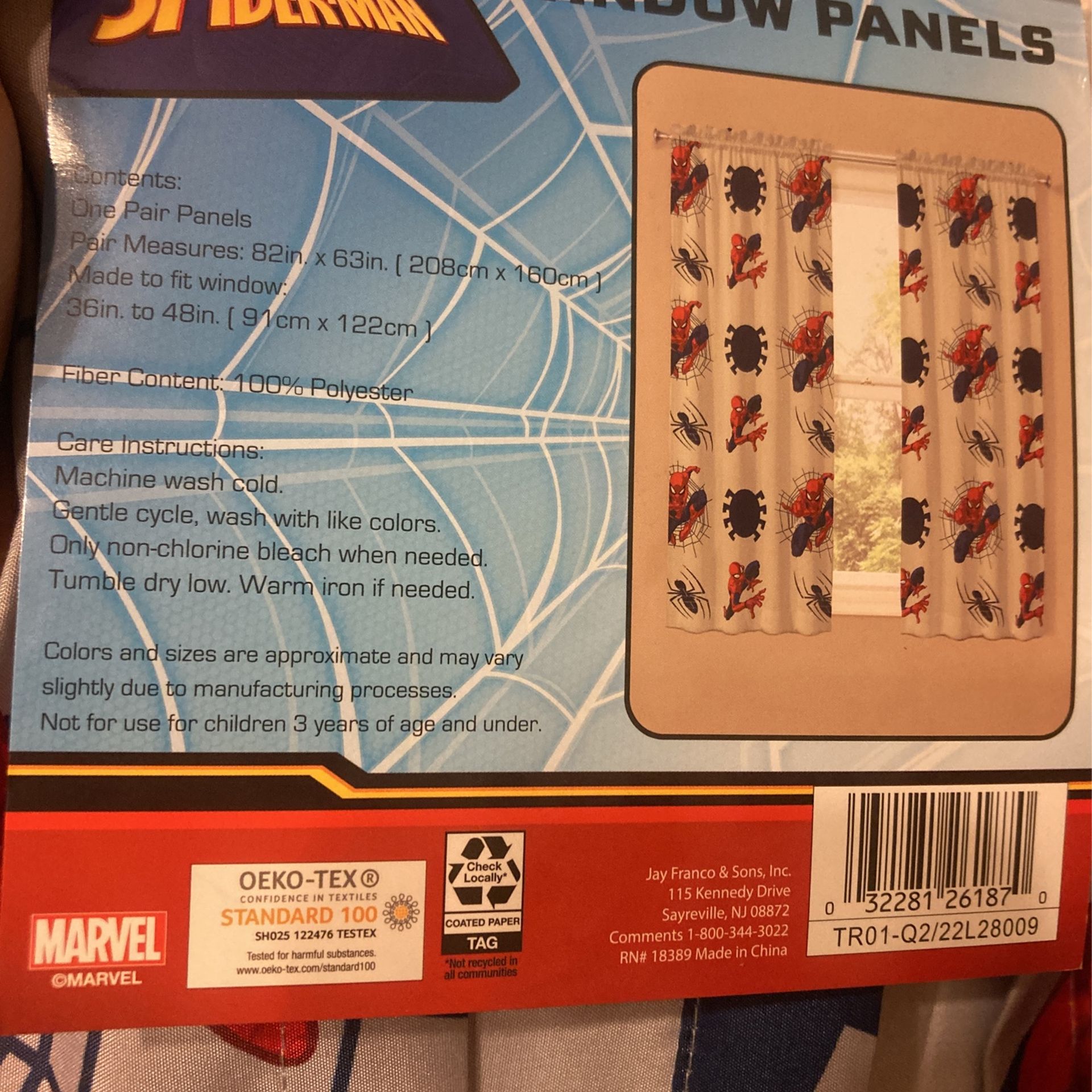 Spider Man Window Panels (Covers, Blinds) - photo 2