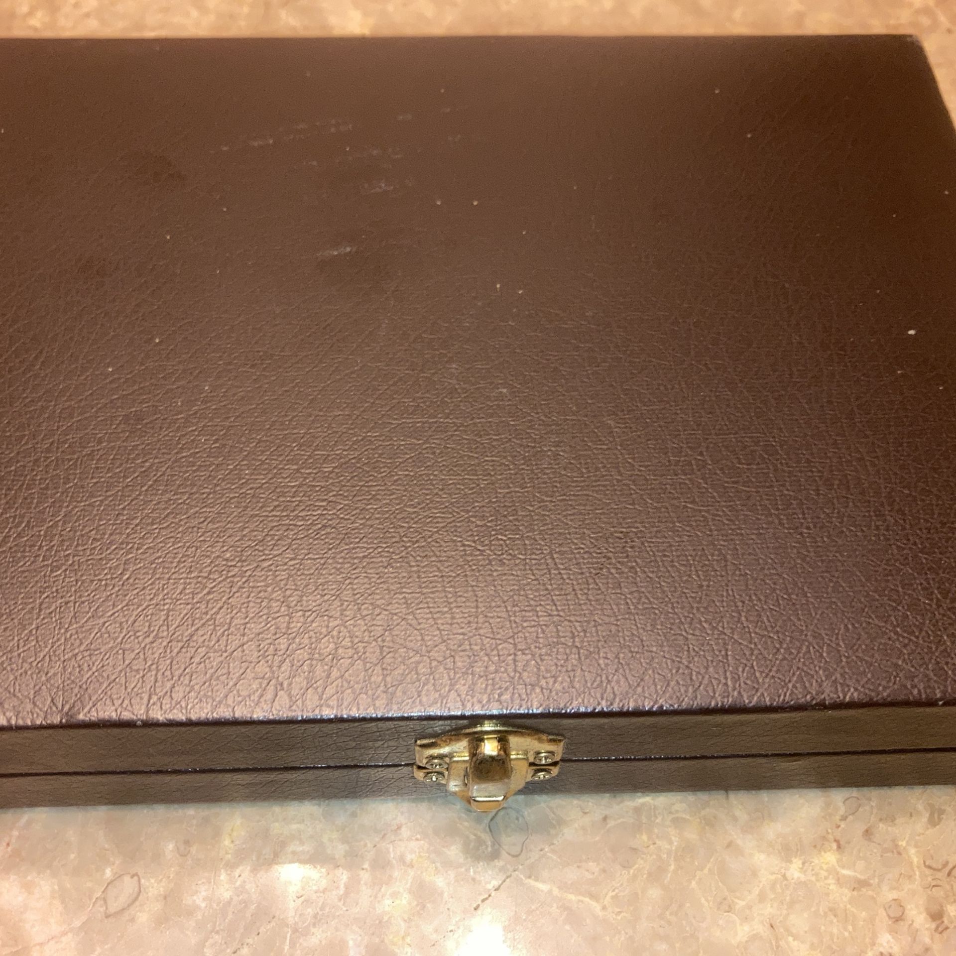 Vintage Leather Case Magnetic Chess/Checkers Game - photo 5