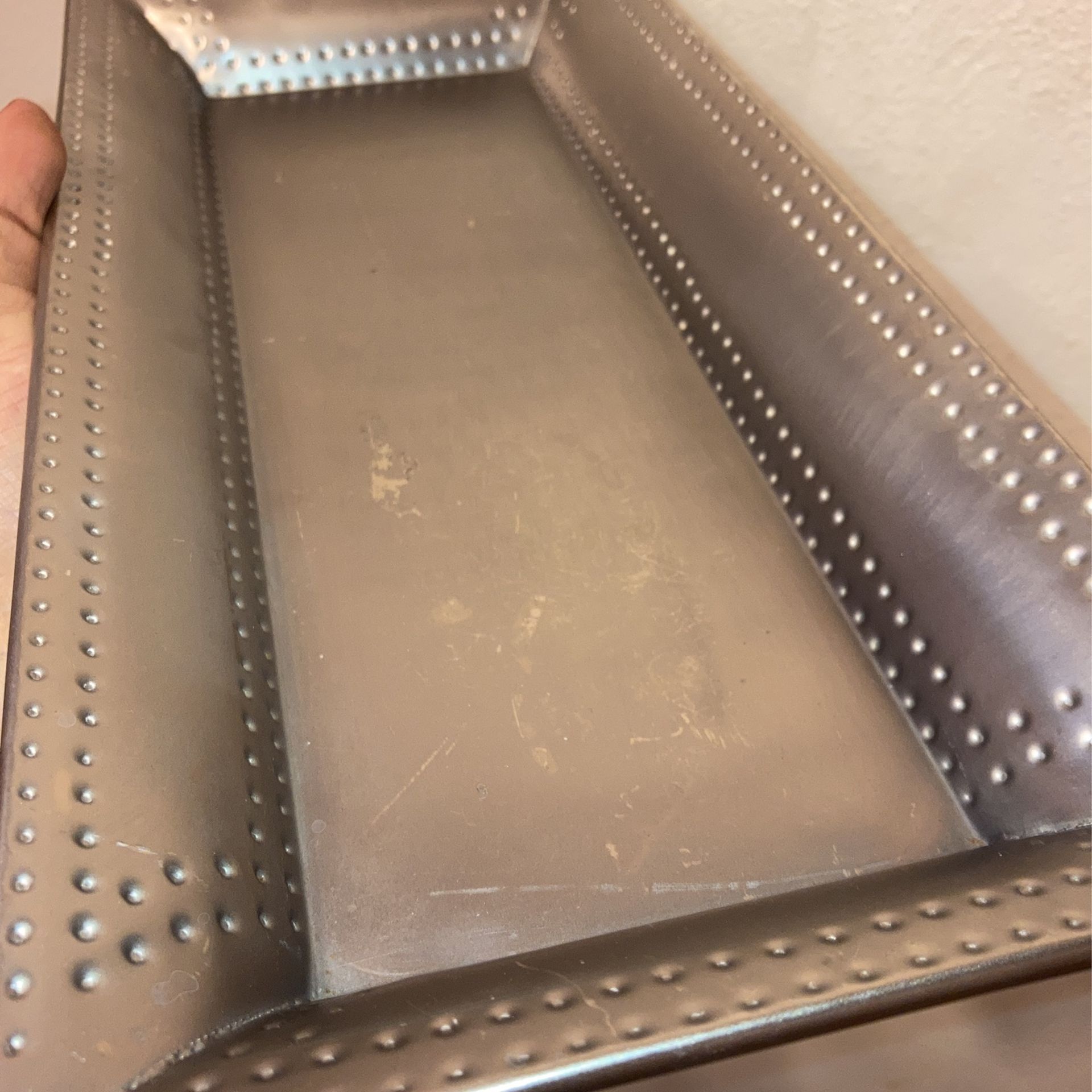 15” Brushed Aluminum Candle Tray - photo 2