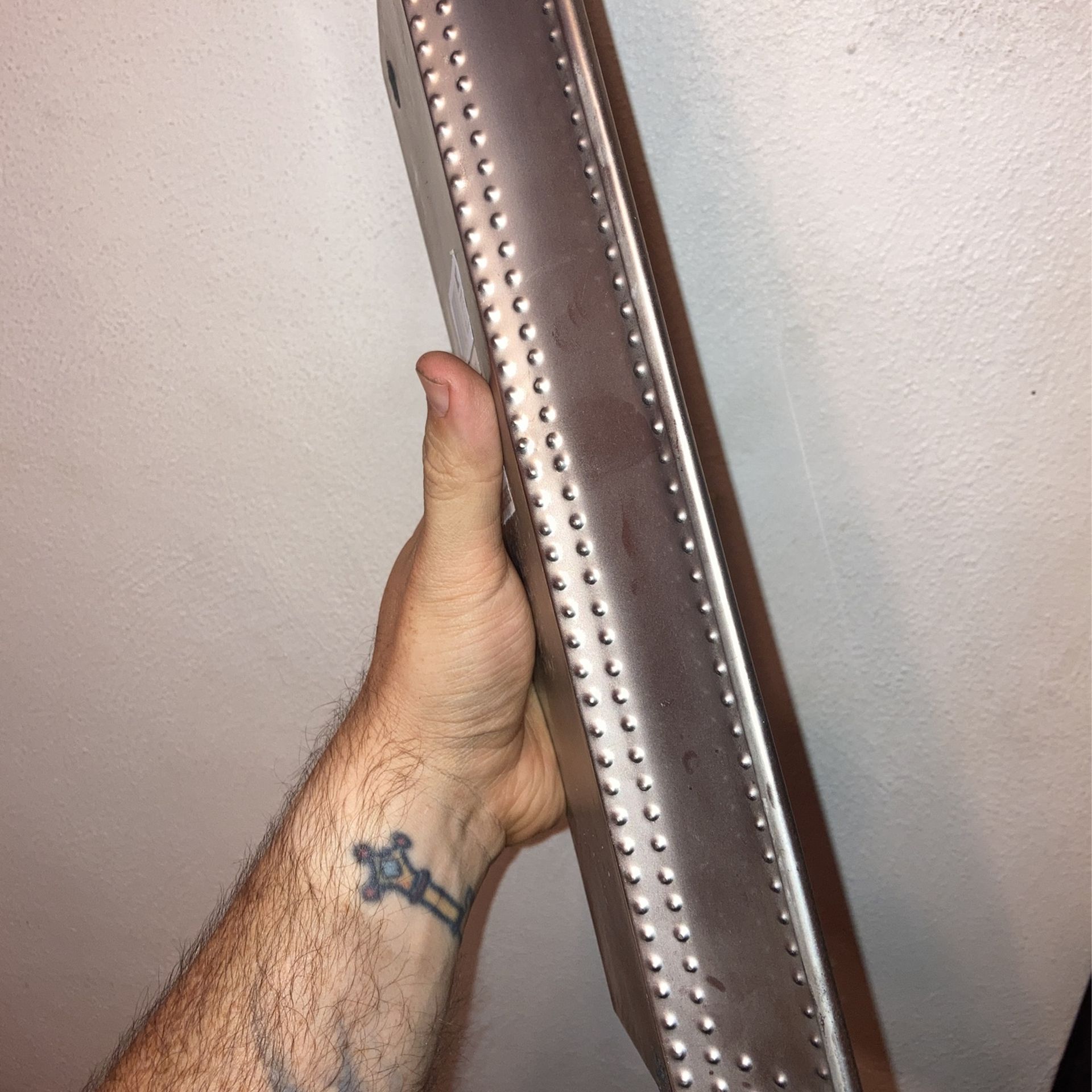 15” Brushed Aluminum Candle Tray - photo 3