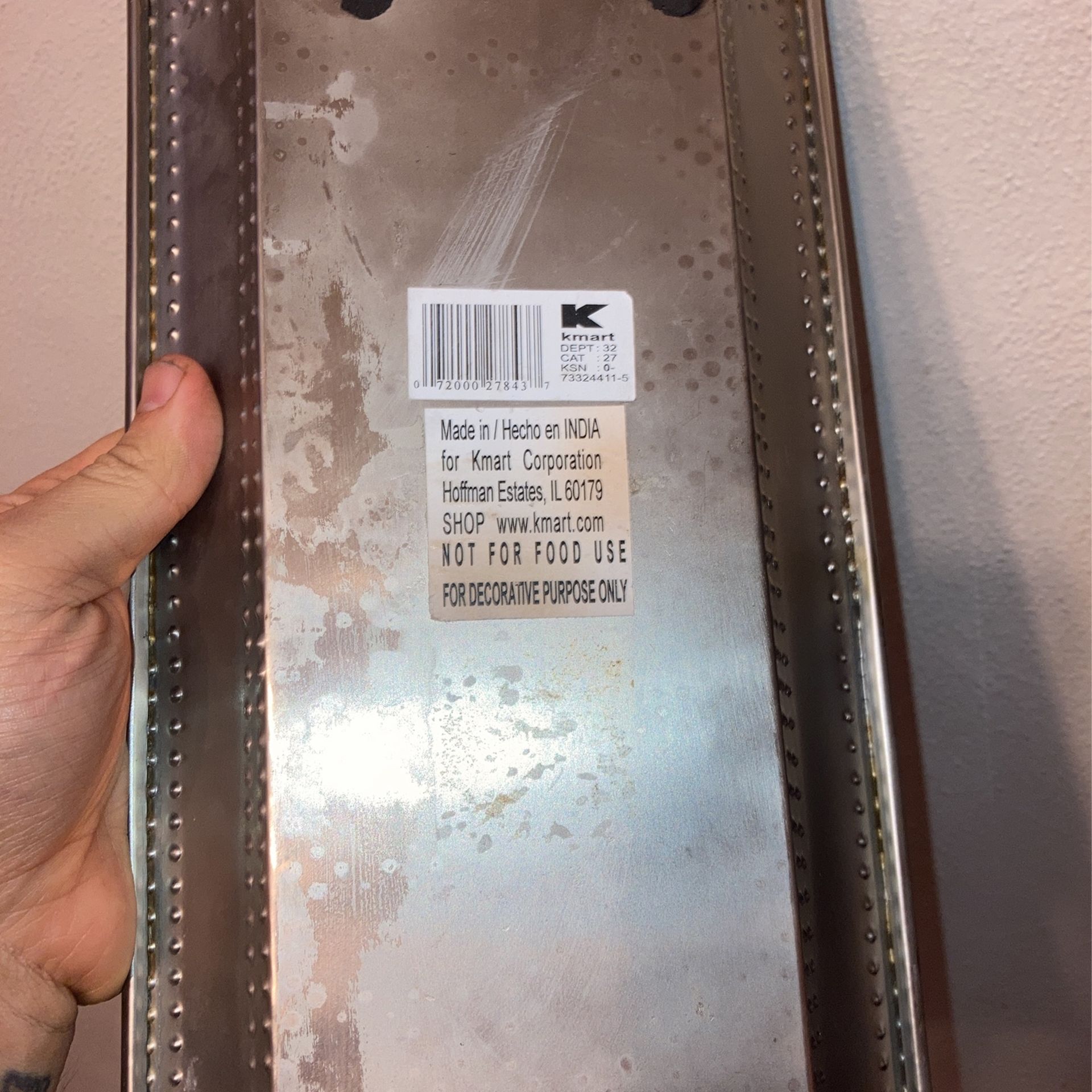 15” Brushed Aluminum Candle Tray - photo 4