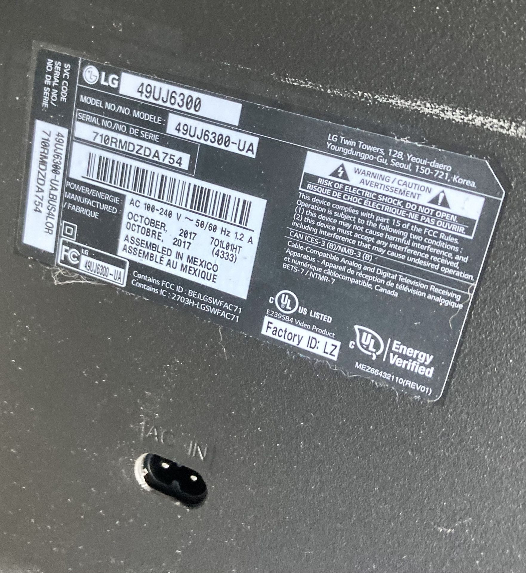 49UJ6300 Replacement Cable - photo 3