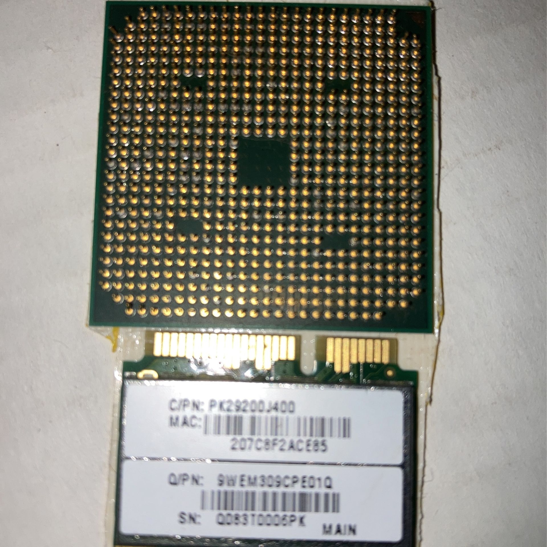 Laptop Combo Pack - Wifi Card & Dual-Core Processor Chips