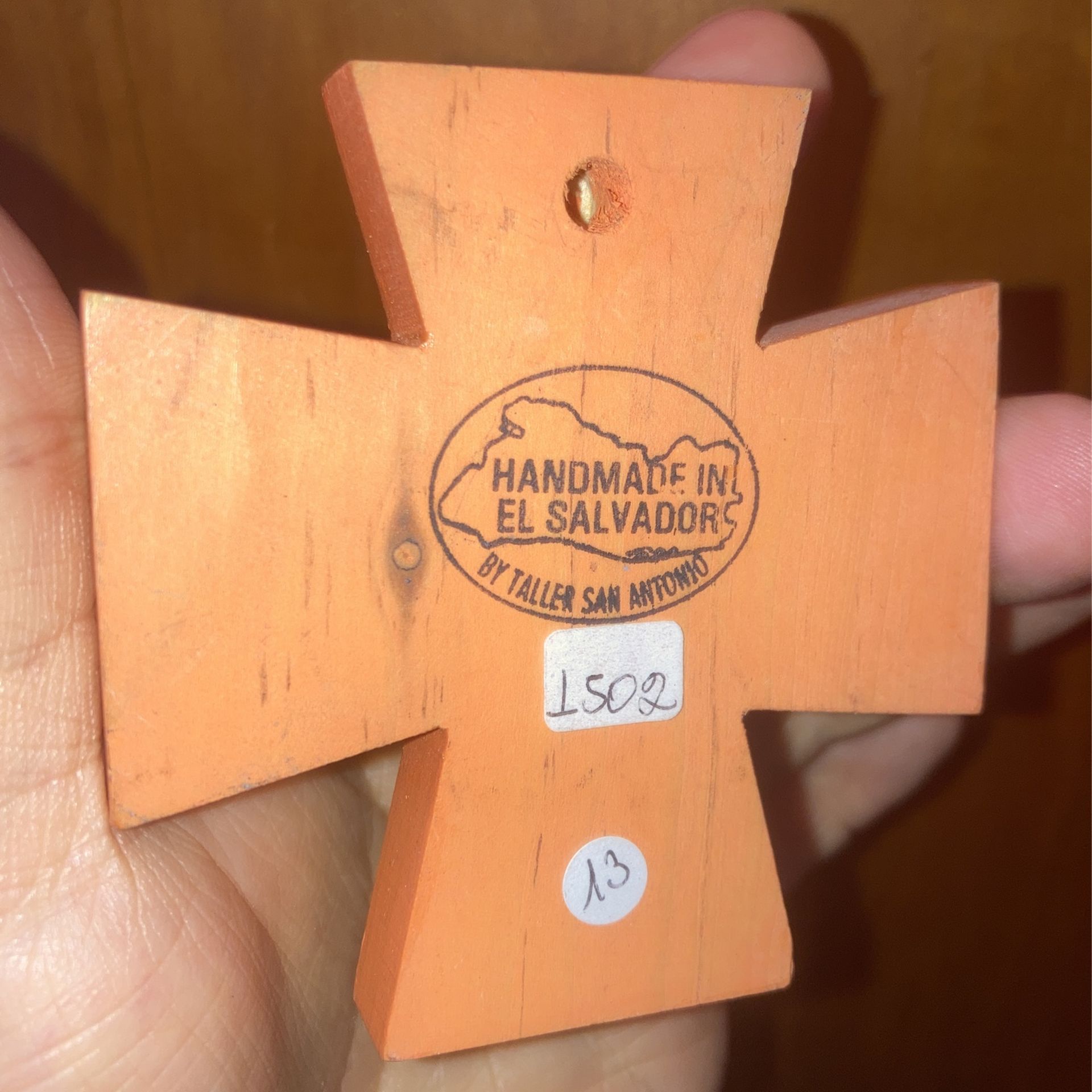 Handmade El Salvador Religious Dove Cross - photo 2