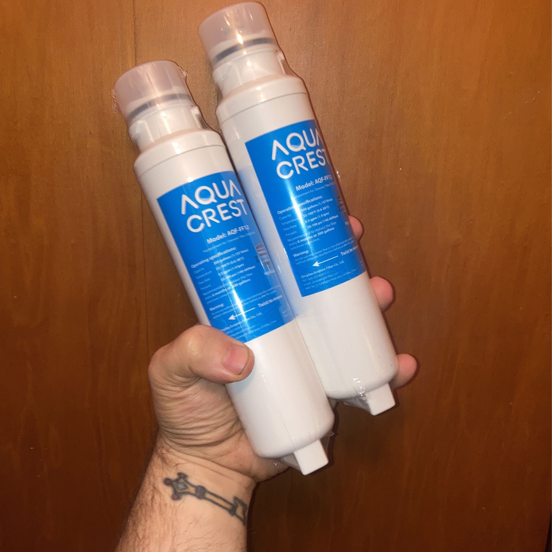 Aqua Crest Water Filter AQF-FF12, Pack Of Two