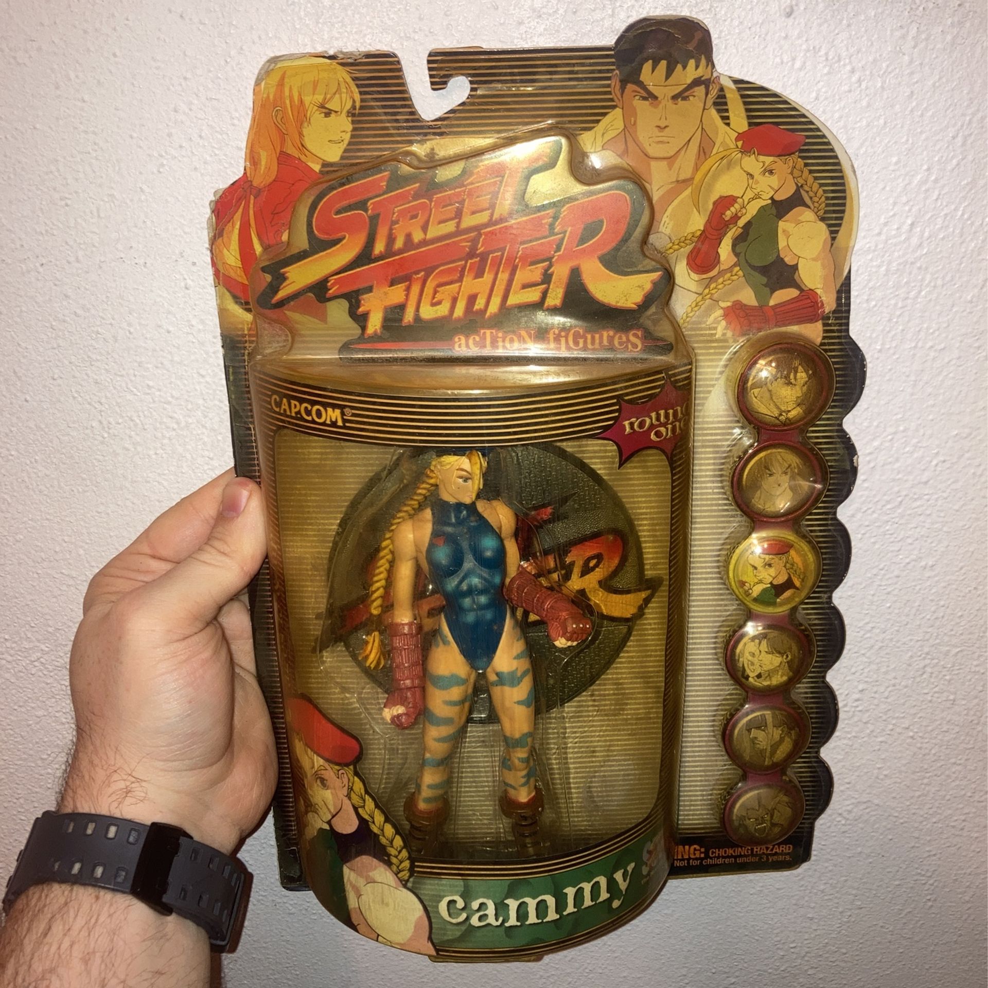 Resaurus 1999 Street Fighter Cammy Action Figure Blue Variant