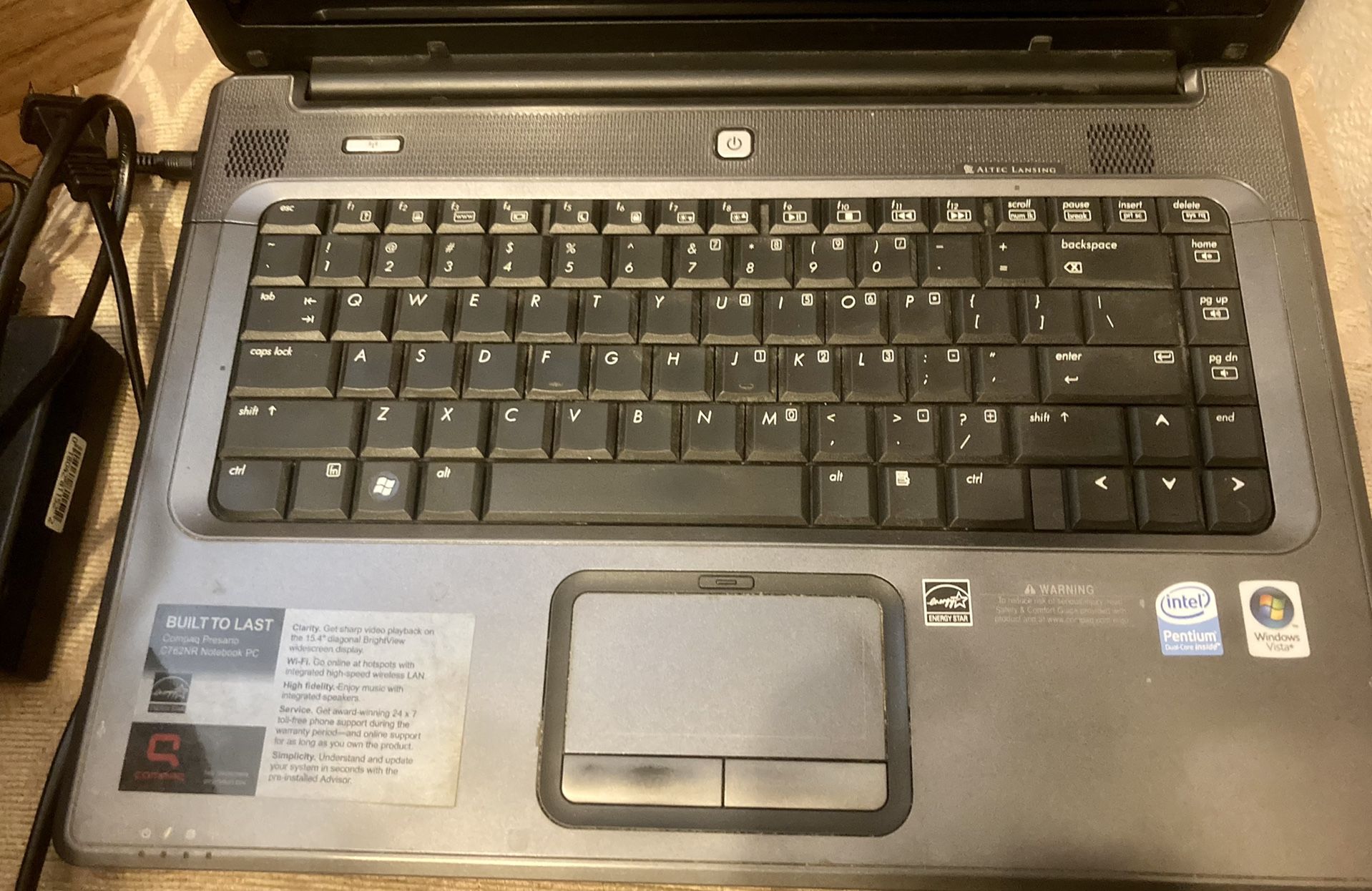 Compaq Presario C700 Series (C762NR) Laptop - photo 3