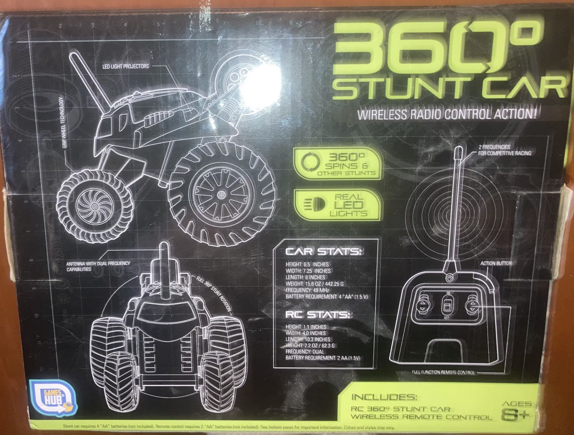 Games Hub 360 Stunt Car - Black - photo 4