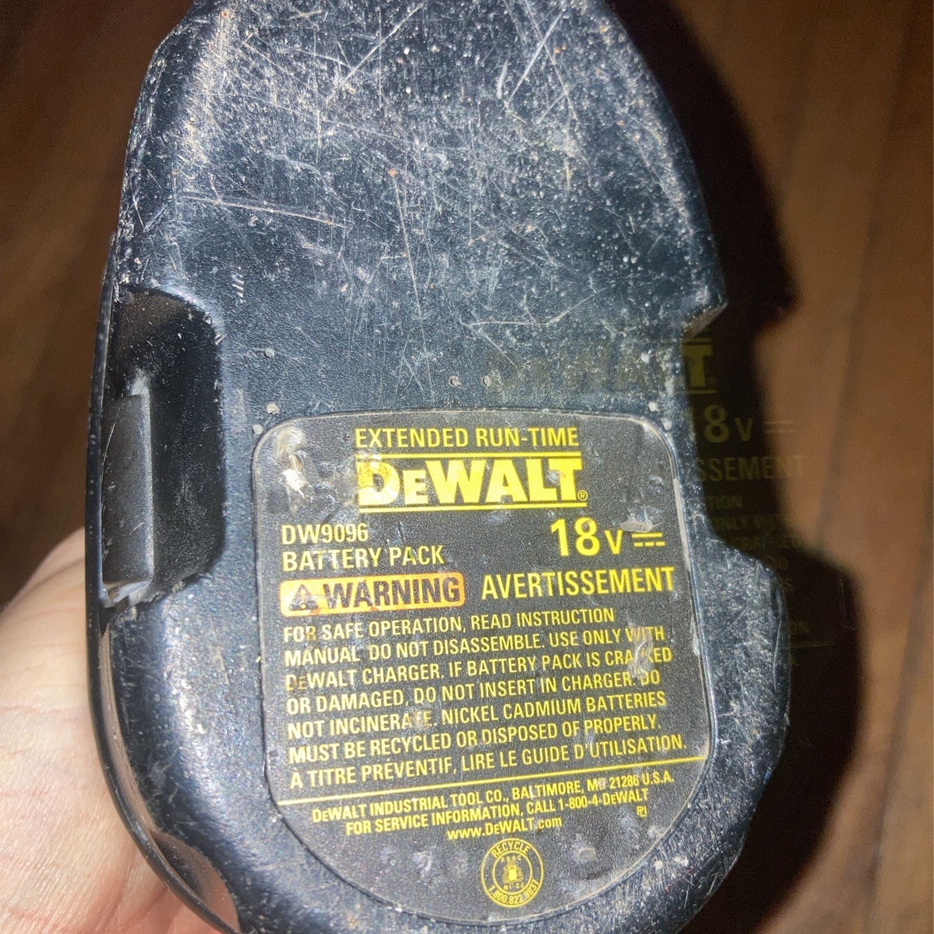 DeWalt DW958 3/8” VSR Cordless Drill/Driver w/ Battery - photo 5