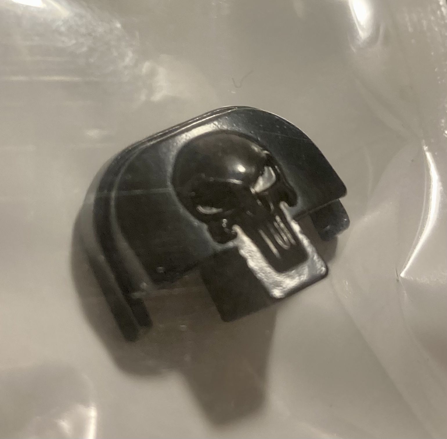 SD9/SD40 Replacement Rear Slide Cover - 3D Black Skull - photo 3